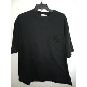 COS Solid Black Short Sleeve Basic Tee Tshirt Minimalist Closet Staple Small